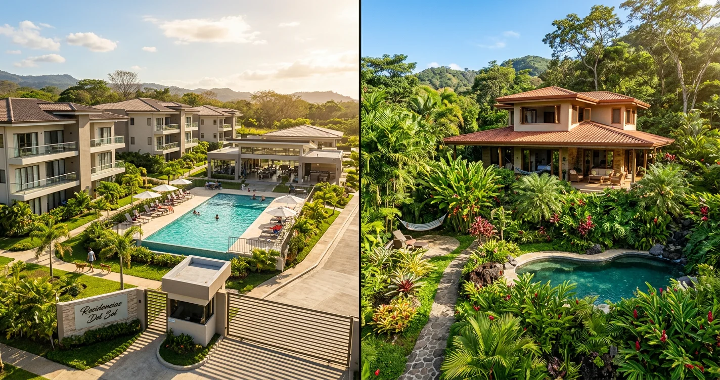 Condominio o casa independiente: ¿qué conviene más en Costa Rica?