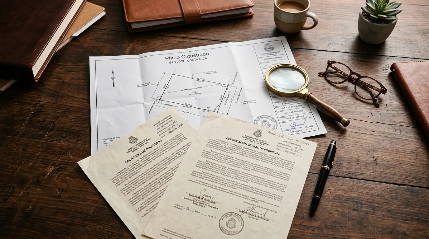 Estudio registral y due diligence al comprar en Costa Rica